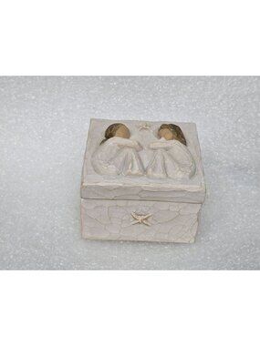 Willow Tree Friendship Keepsake Trinket Box By Susan Lordi 2003 Forever True